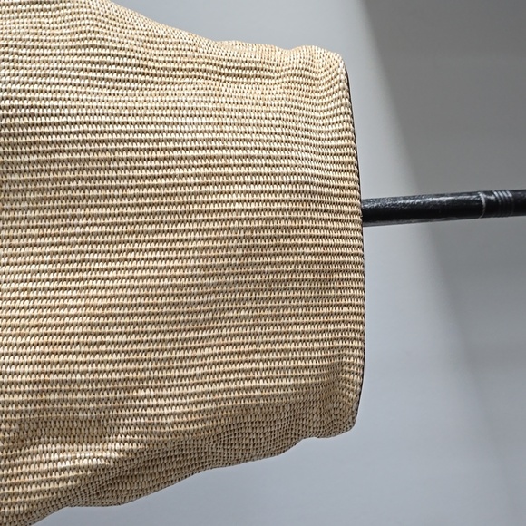 Madewell The Leather-Trimmed Straw Tote In Rustic Twig Multi - Picture 7 of 15